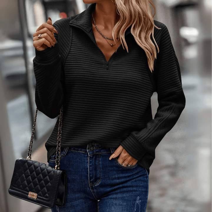 Irene | Chic Half-Zip Pullover