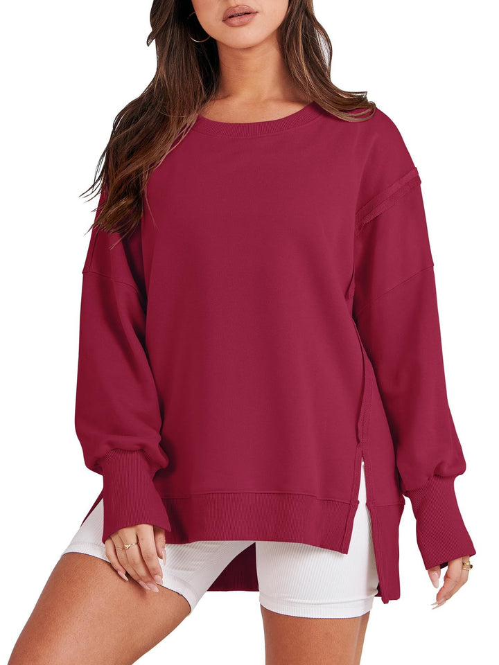 Iris | Oversized Crew Neck Sweatshirt