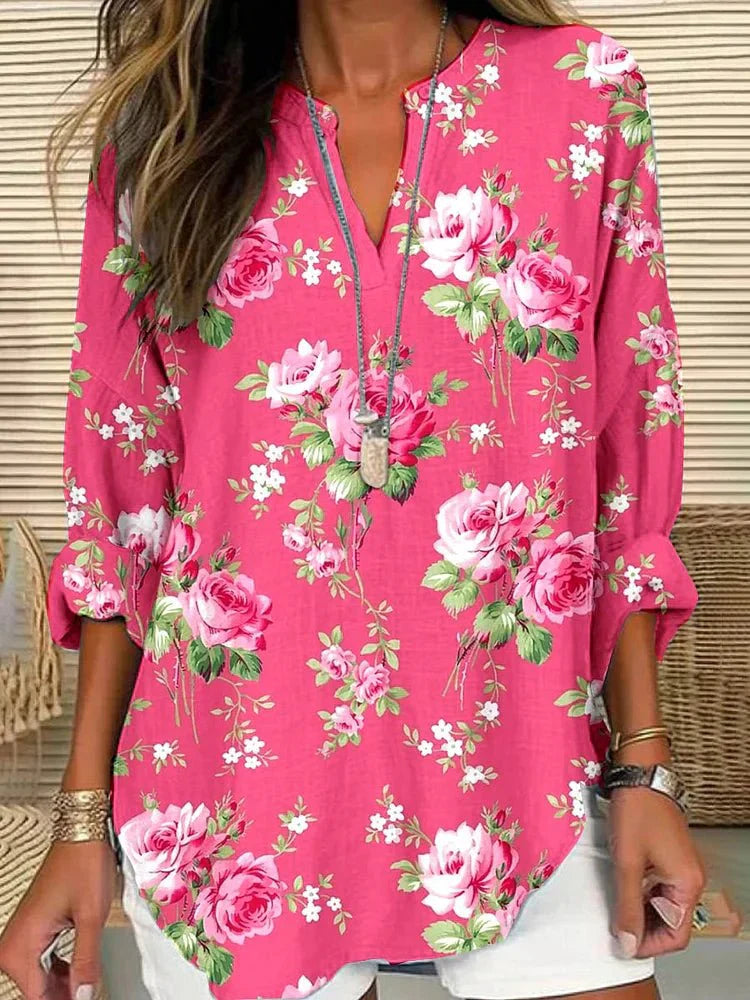 Ambrose | Graceful Floral Blouse