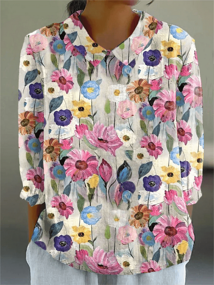 Damaris | Artistic Floral Top