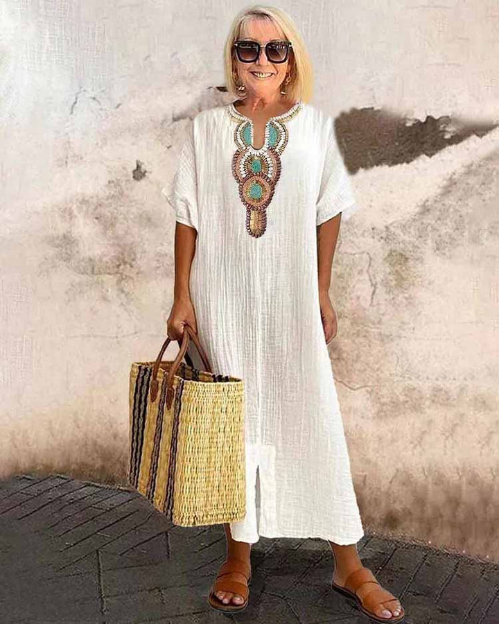 Enora | Embroidered Beauty Dress