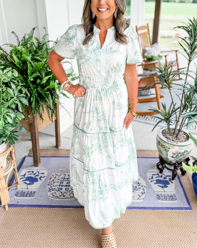 Asher | Classic Toile Maxi