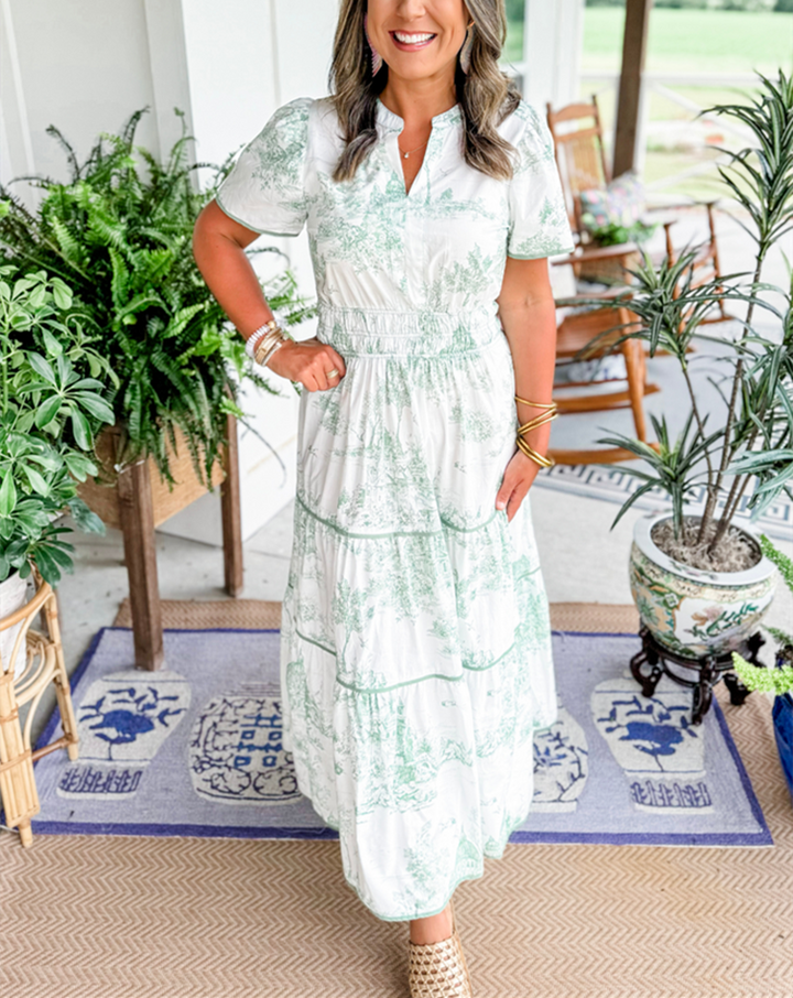 Asher | Classic Toile Maxi