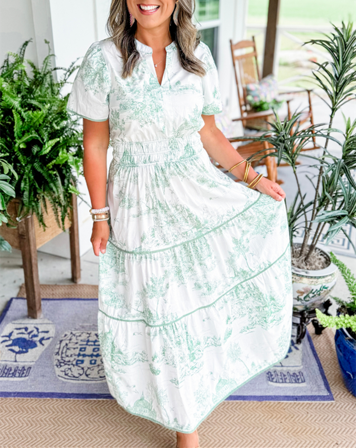 Asher | Classic Toile Maxi