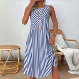 Hermina| Striped Breeze Dress