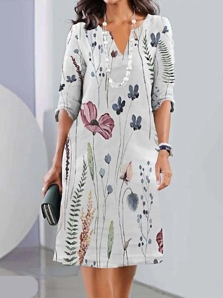 Farrah | Floral Layered Dress