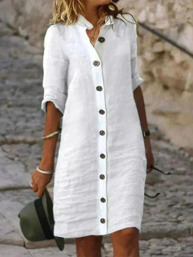 Cherith | Breezy Comfort Shirt Dress