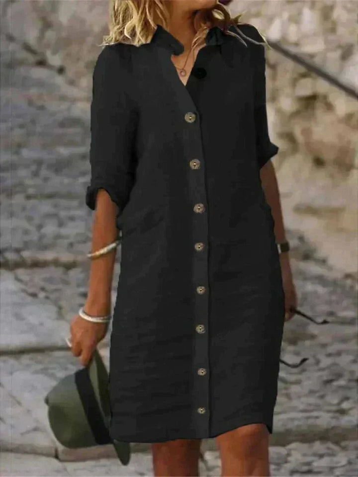 Cherith | Breezy Comfort Shirt Dress