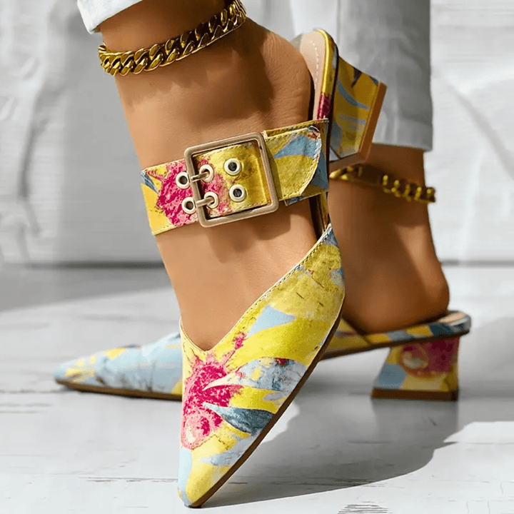Geneva | Brights Rainbow Heels