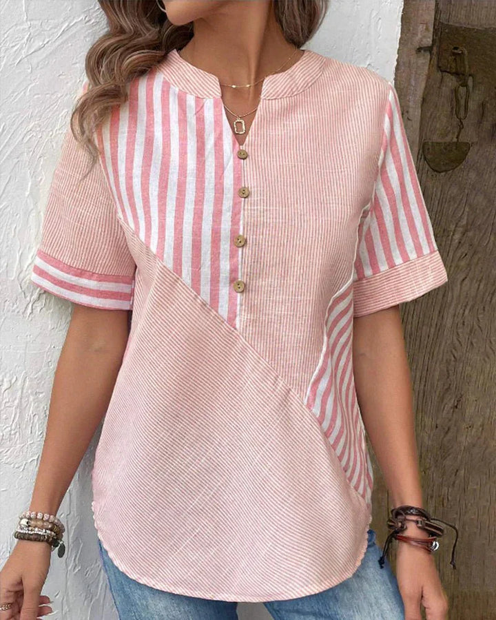 Halo | Soft Striped Blouse