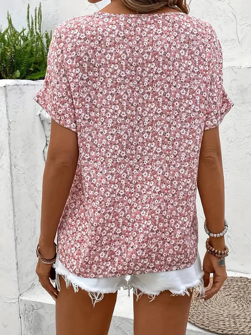 Elowen | Wildflower Notch Blouse