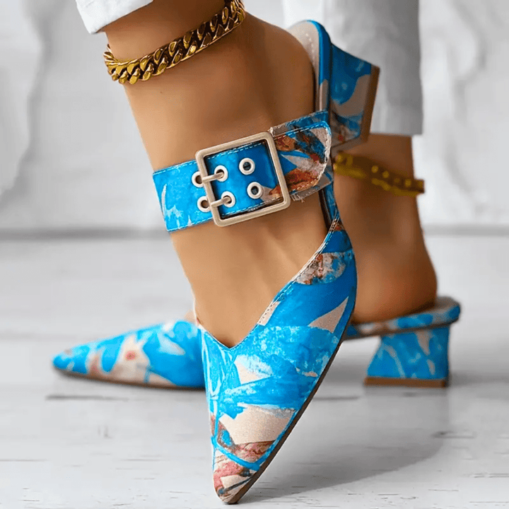 Geneva | Brights Rainbow Heels
