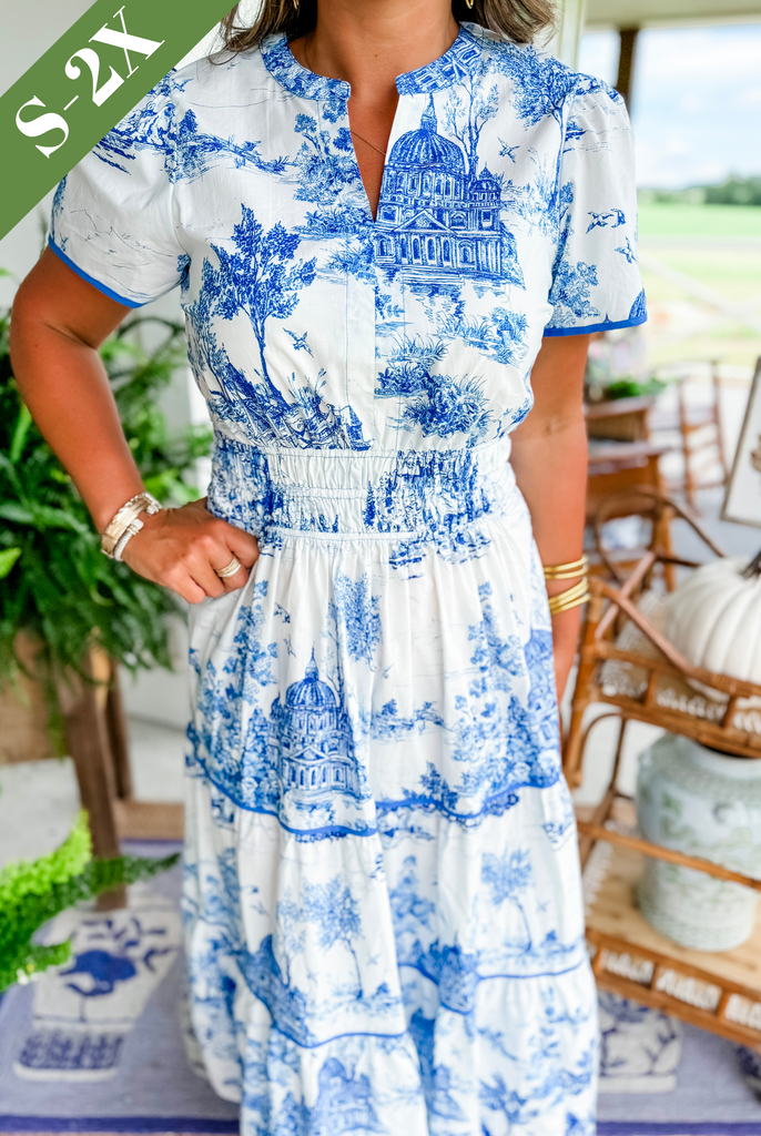 Asher | Classic Toile Maxi