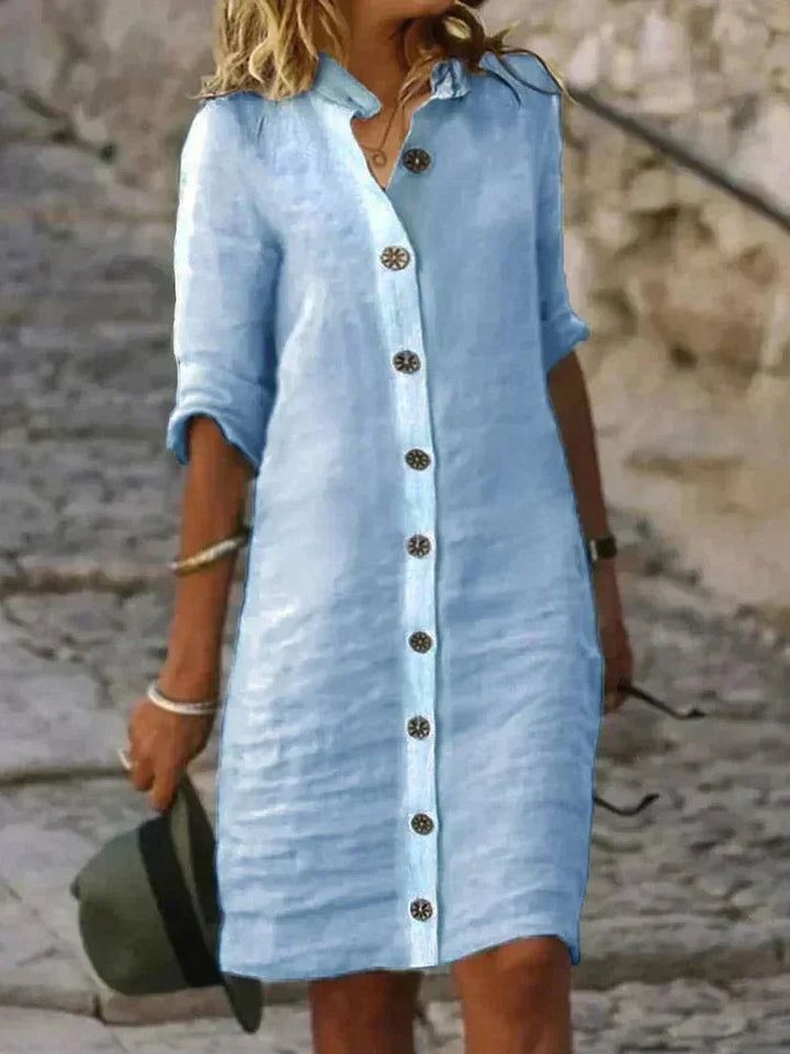 Cherith | Breezy Comfort Shirt Dress