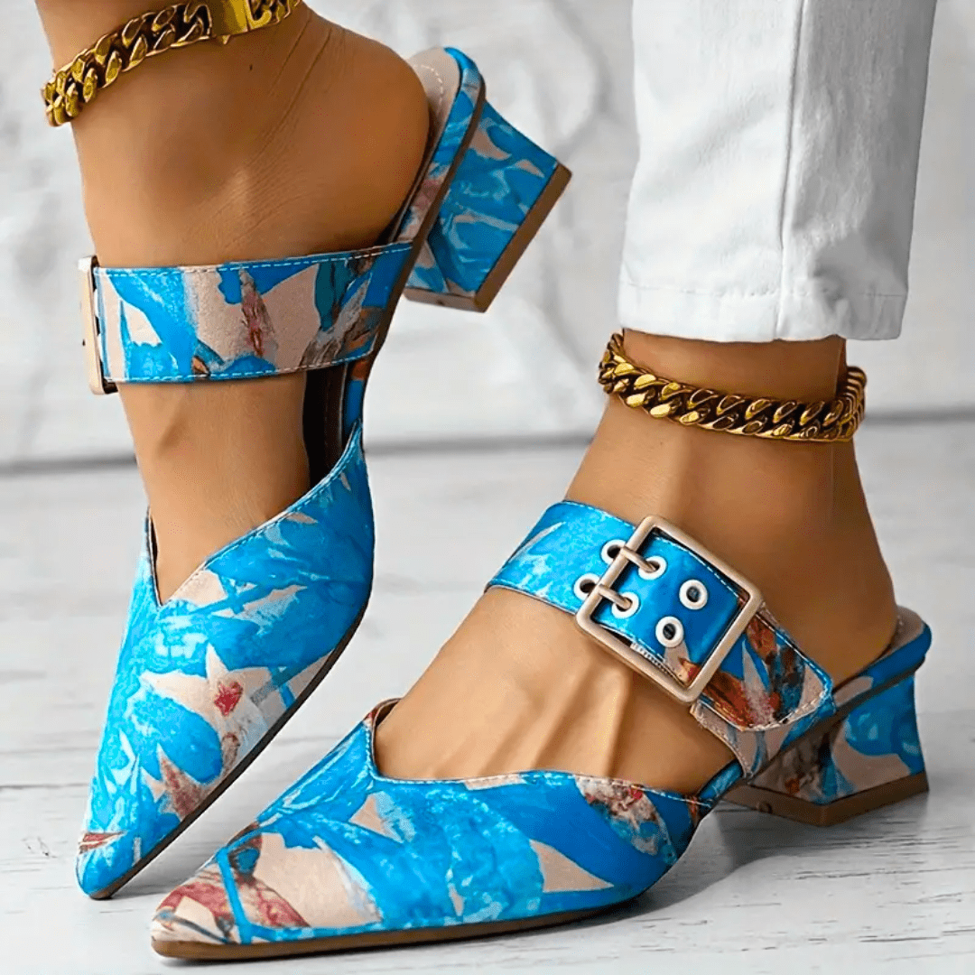 Geneva | Brights Rainbow Heels