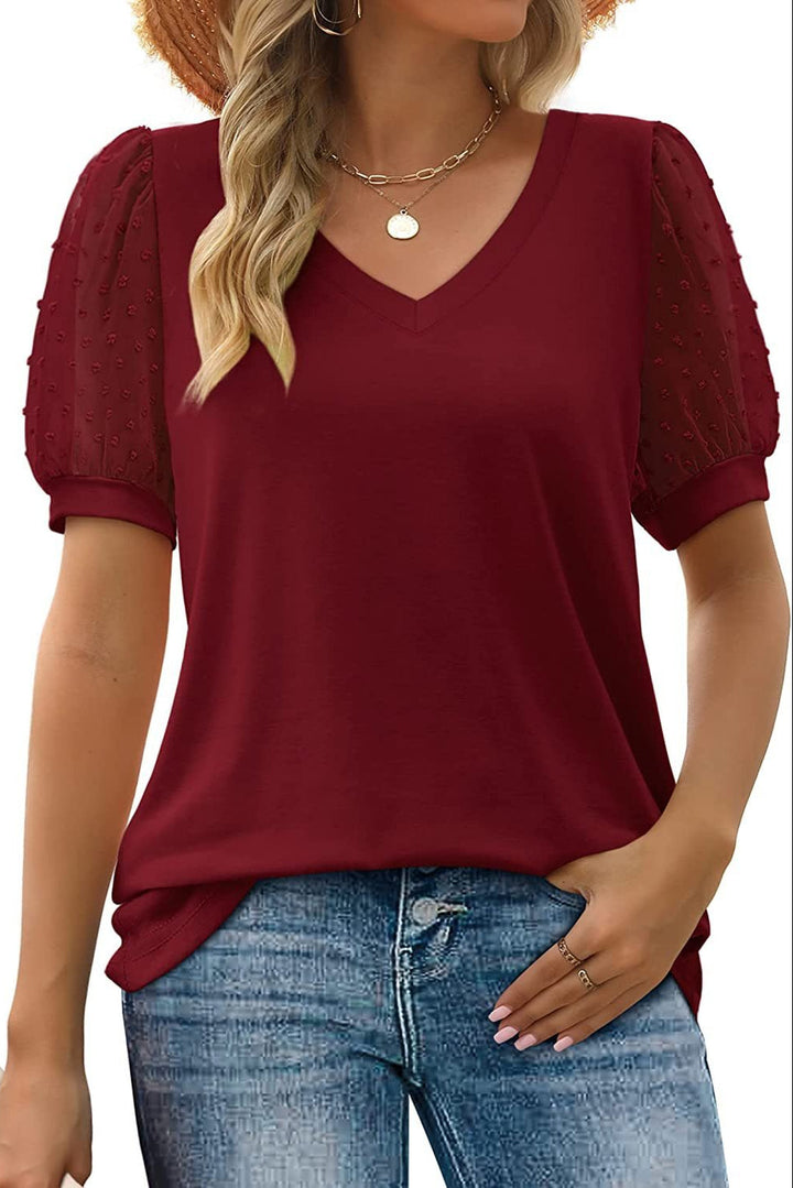 Dania | Sleek V-Neck Blouse