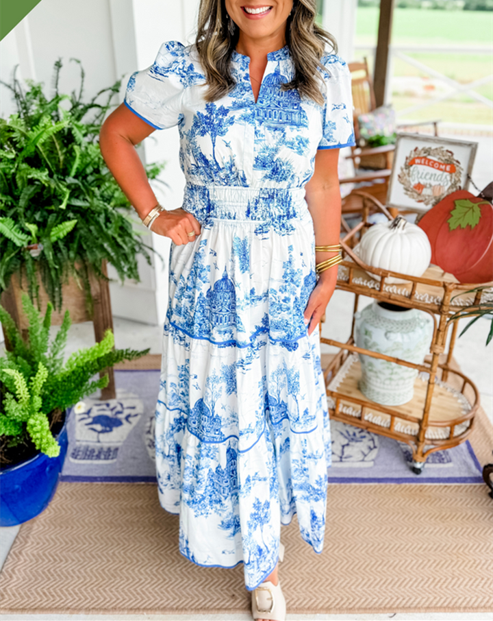 Asher | Classic Toile Maxi