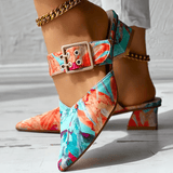 Geneva | Brights Rainbow Heels