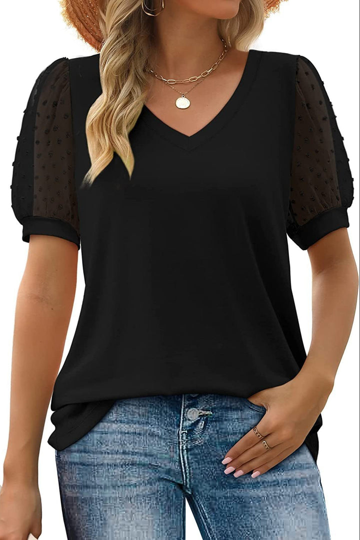 Dania | Sleek V-Neck Blouse