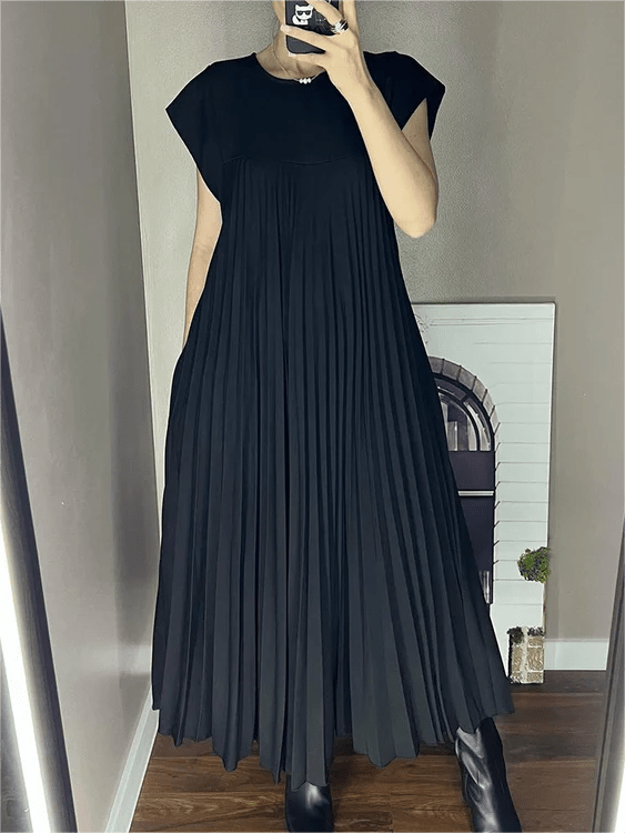Gia | Pleated Elegant Dress