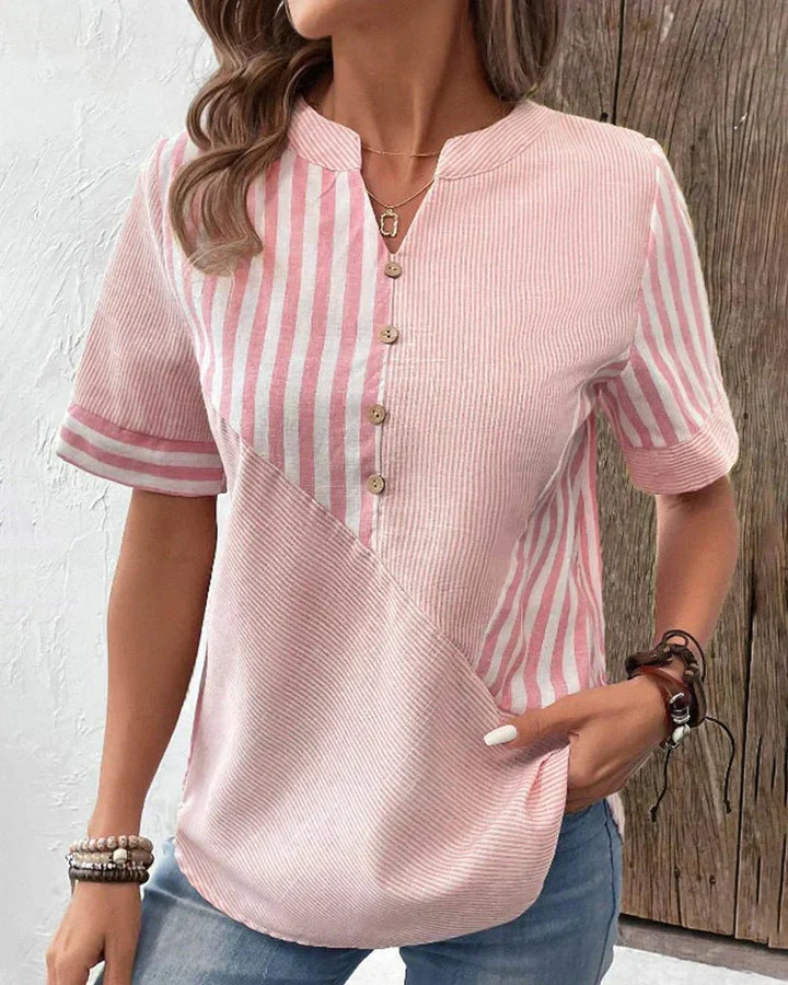 Halo | Soft Striped Blouse