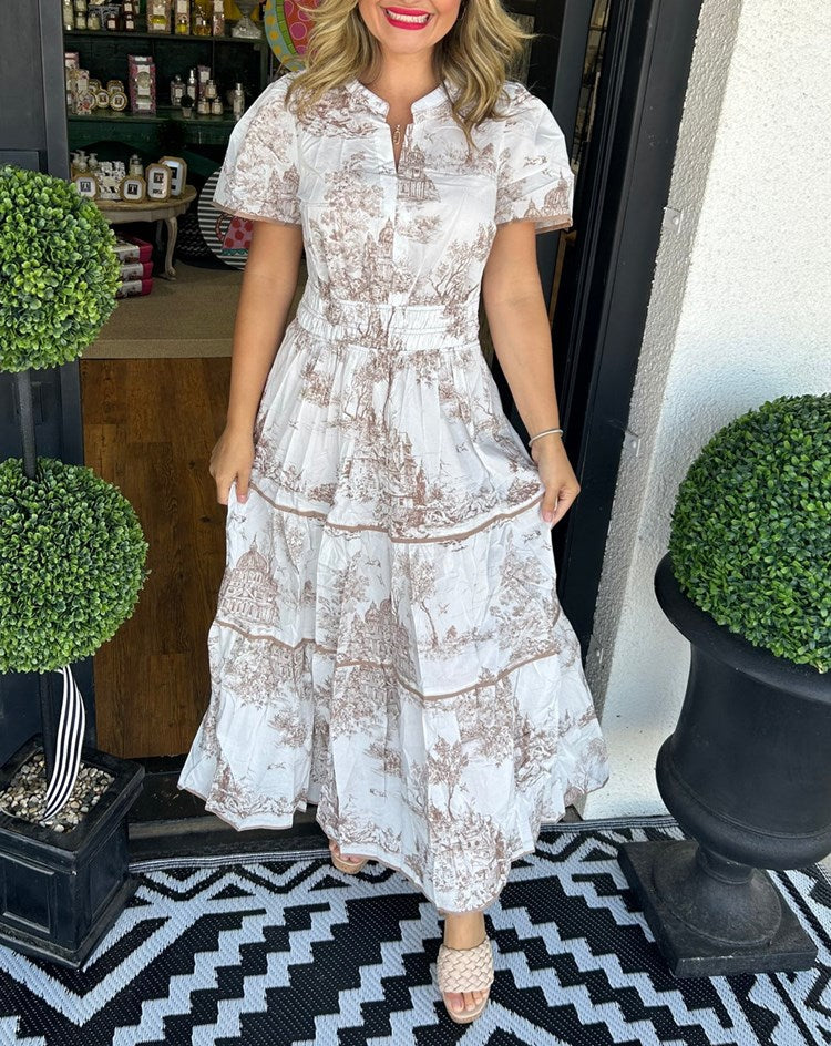 Asher | Classic Toile Maxi