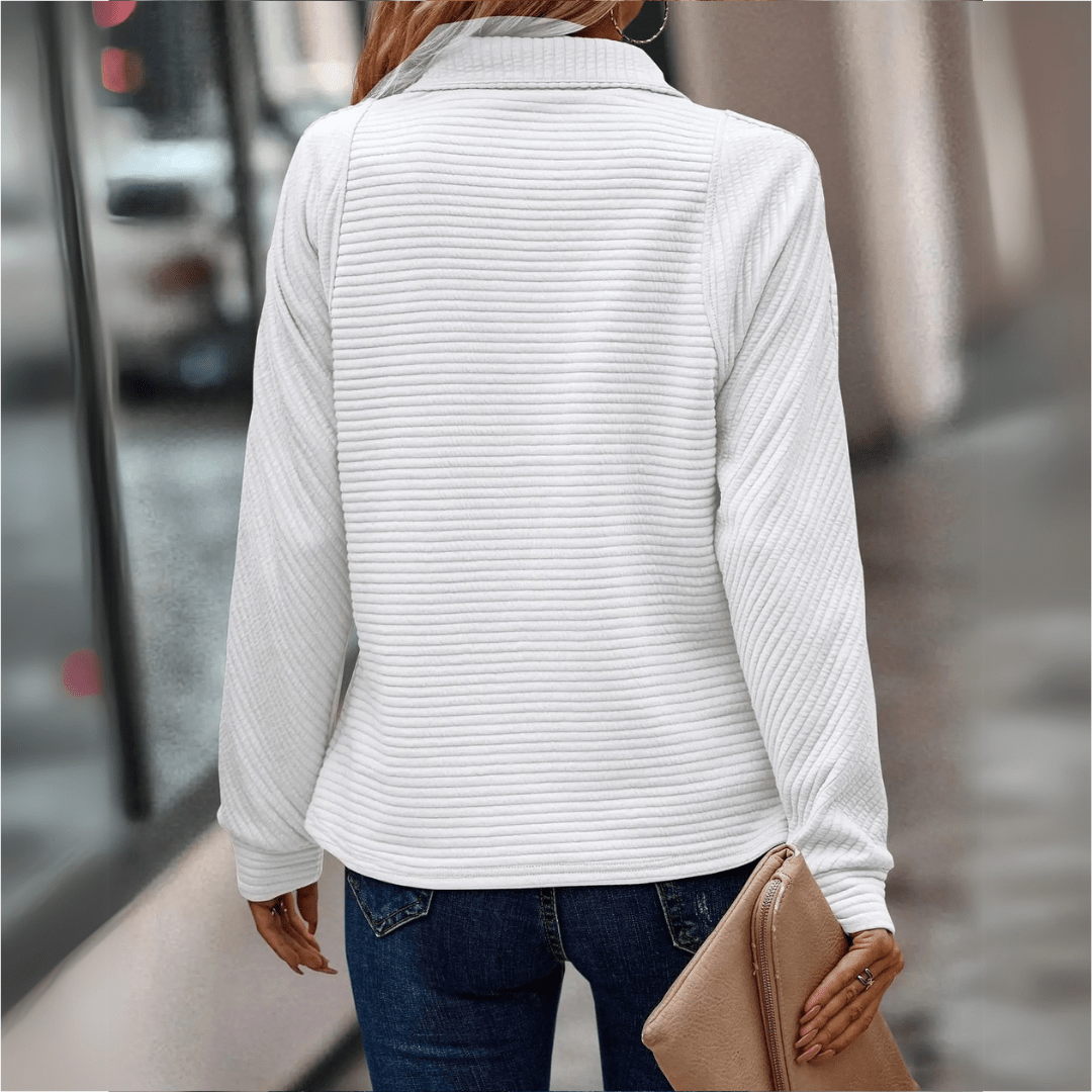 Irene | Chic Half-Zip Pullover