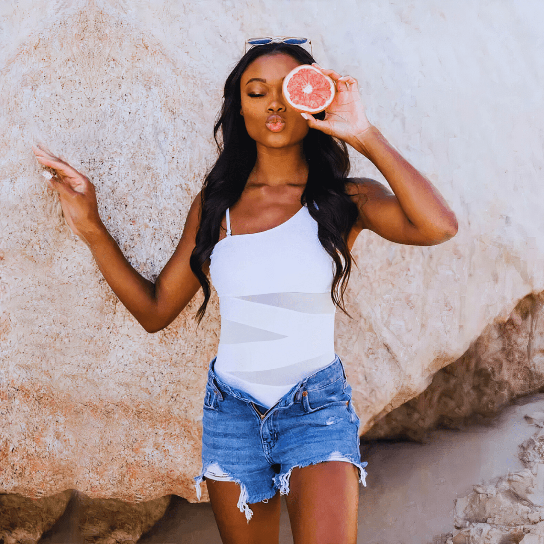 Dariela | Luxe Asymmetrical Swimsuit