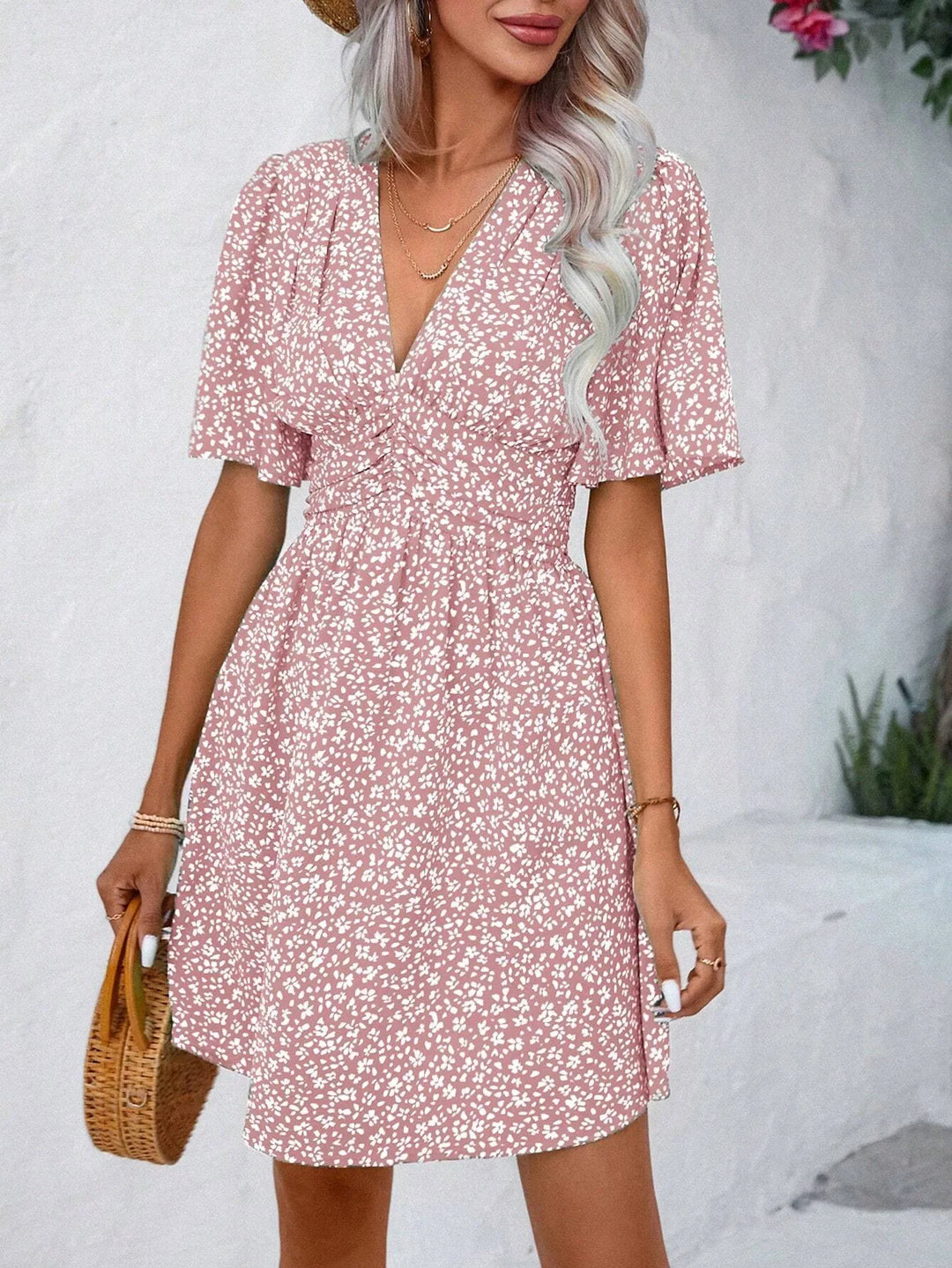 Cosima | Floral Grace Mini Dress