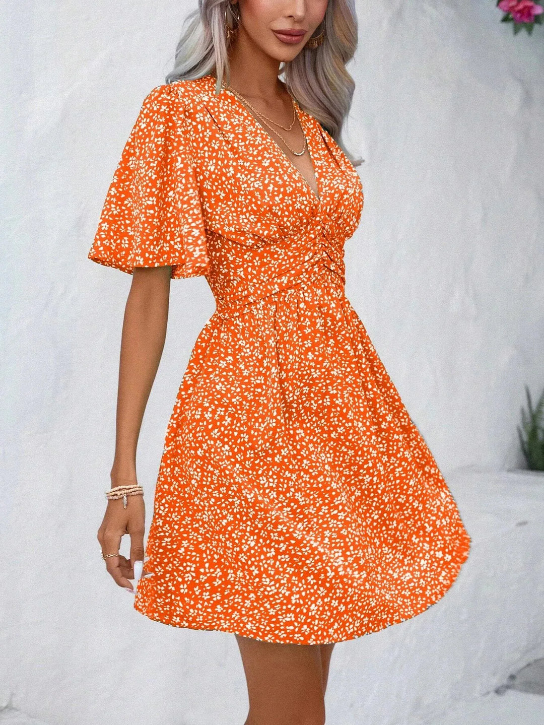 Cosima | Floral Grace Mini Dress