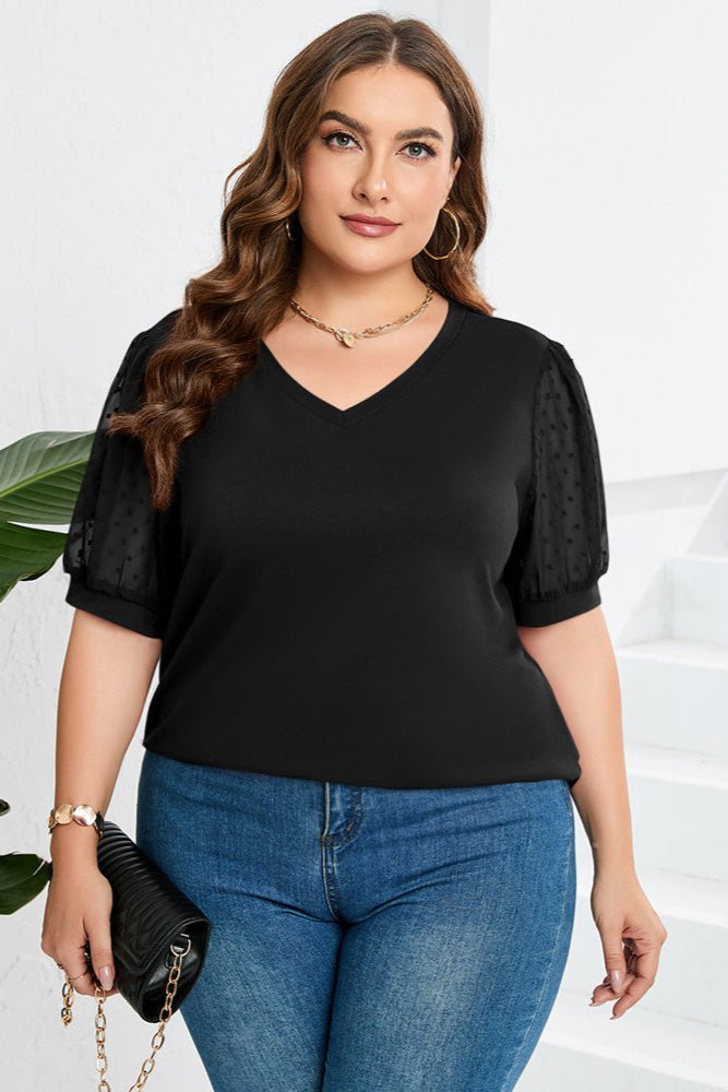 Dania | Sleek V-Neck Blouse
