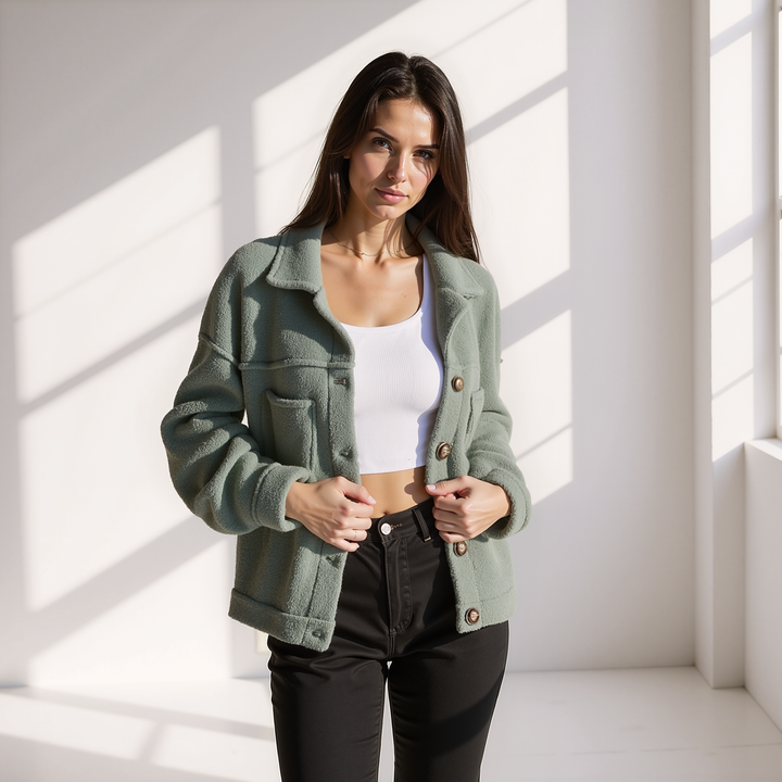 Isabella | Fleece Autumn Jacket