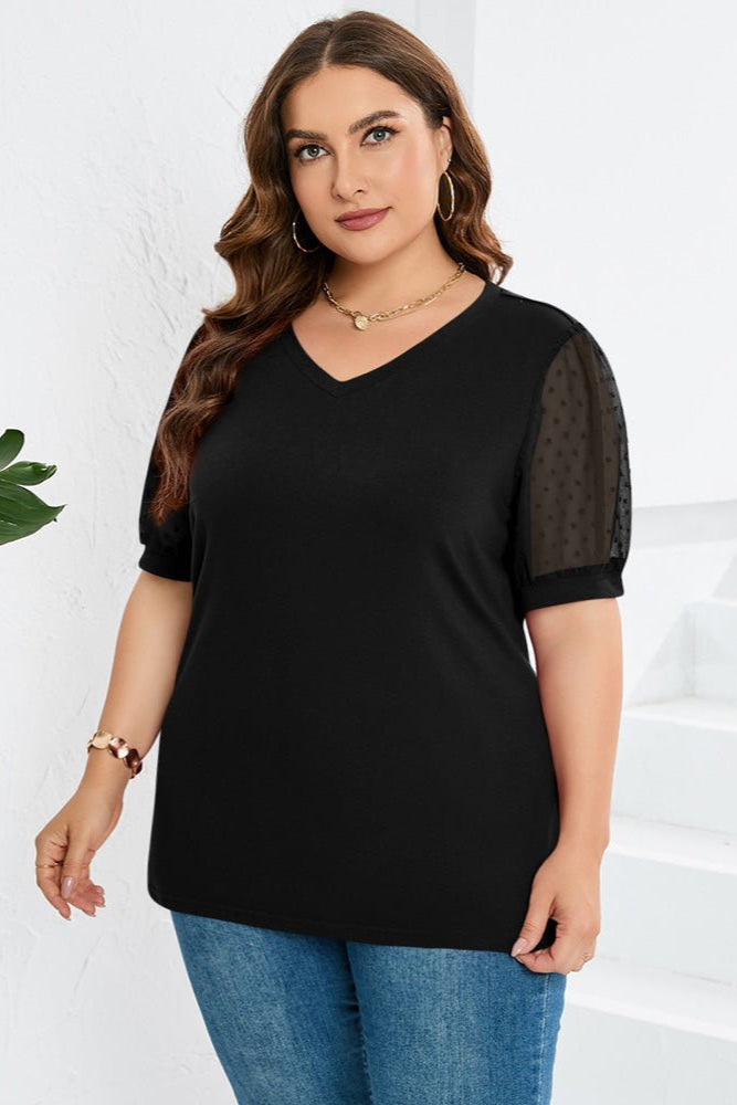 Dania | Sleek V-Neck Blouse
