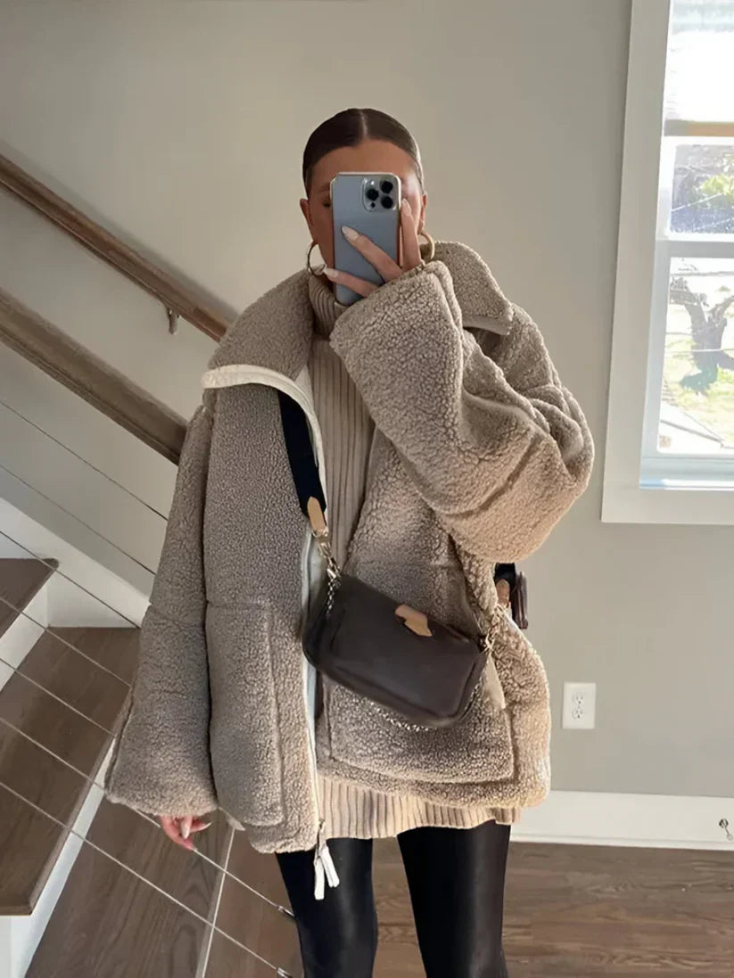 Kelly - Soft Teddy Coat