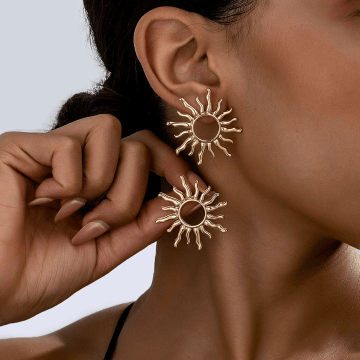 Gianna | Sun Stud Earrings
