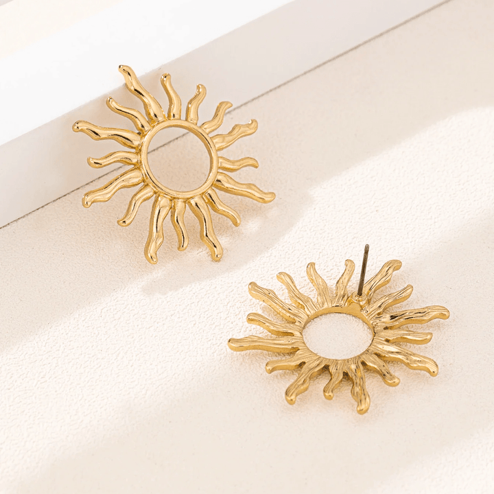 Gianna | Sun Stud Earrings