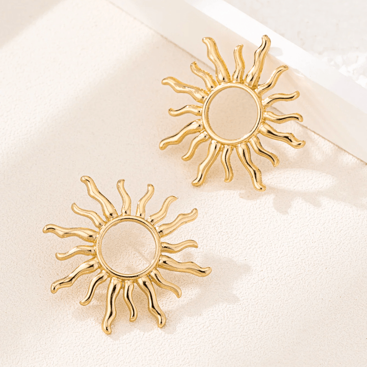 Gianna | Sun Stud Earrings
