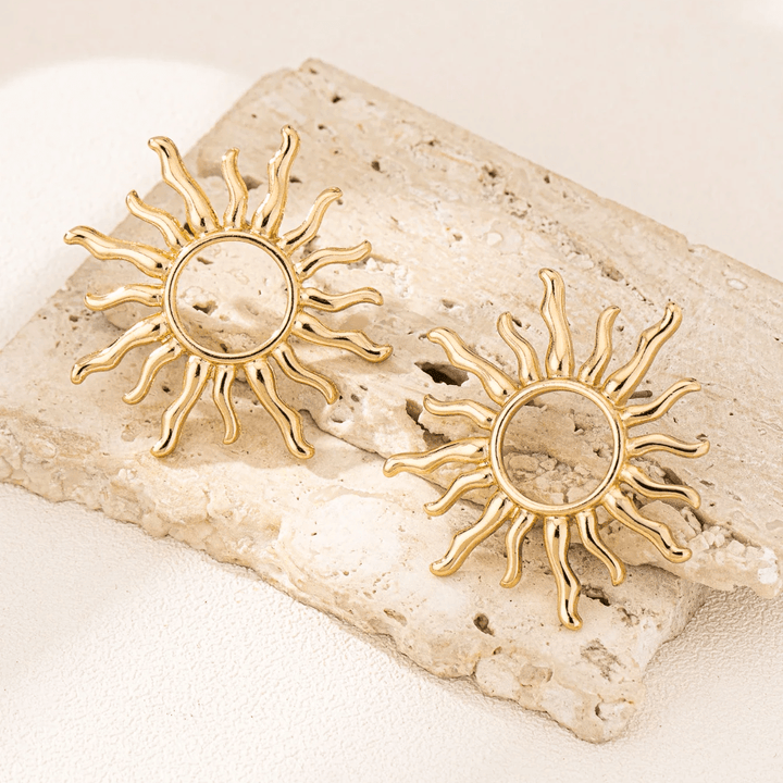 Gianna | Sun Stud Earrings