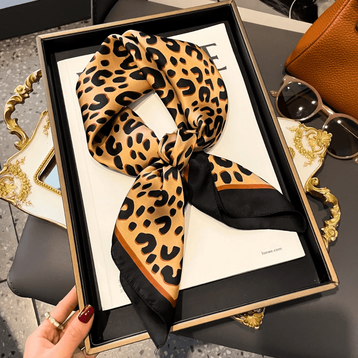 Isadora | Wild Side Leopard Print Scarf