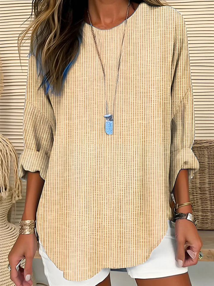 Dinara | Trendy Striped Blouse