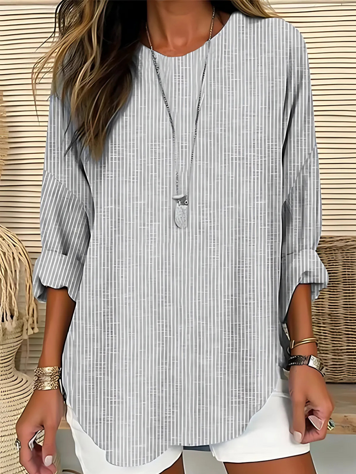 Dinara | Trendy Striped Blouse