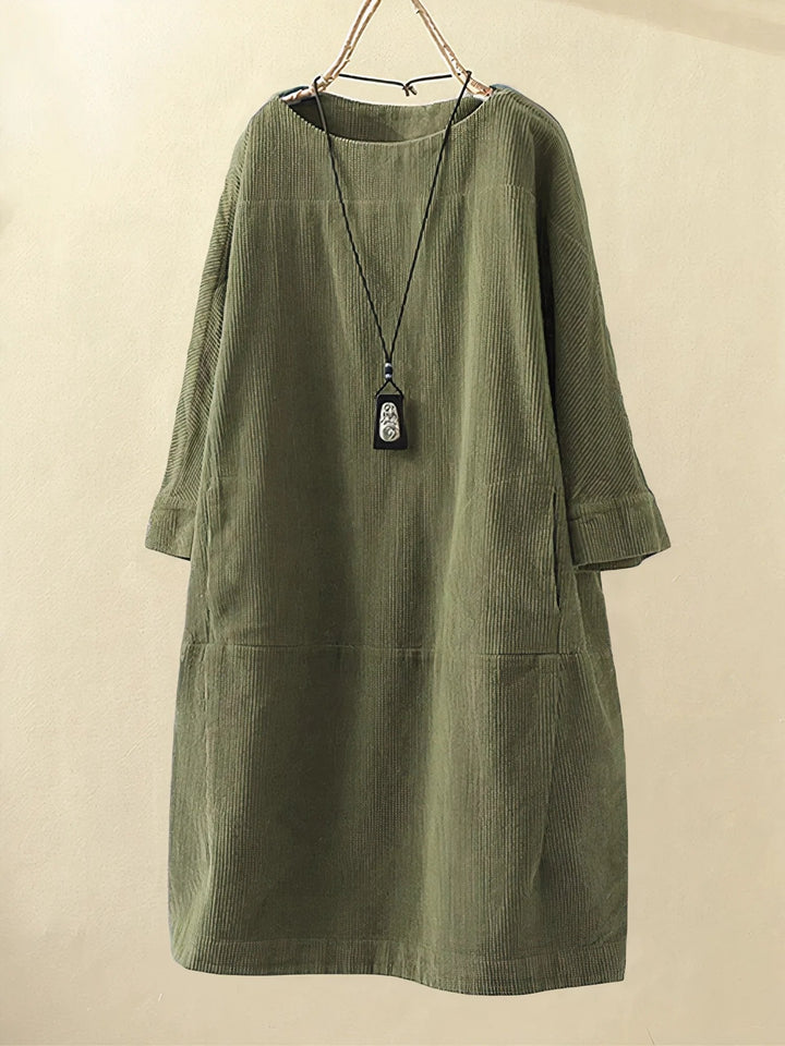 Amelia | Corduroy Tunic Dress