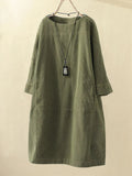 Amelia | Corduroy Tunic Dress