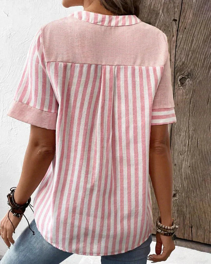 Halo | Soft Striped Blouse