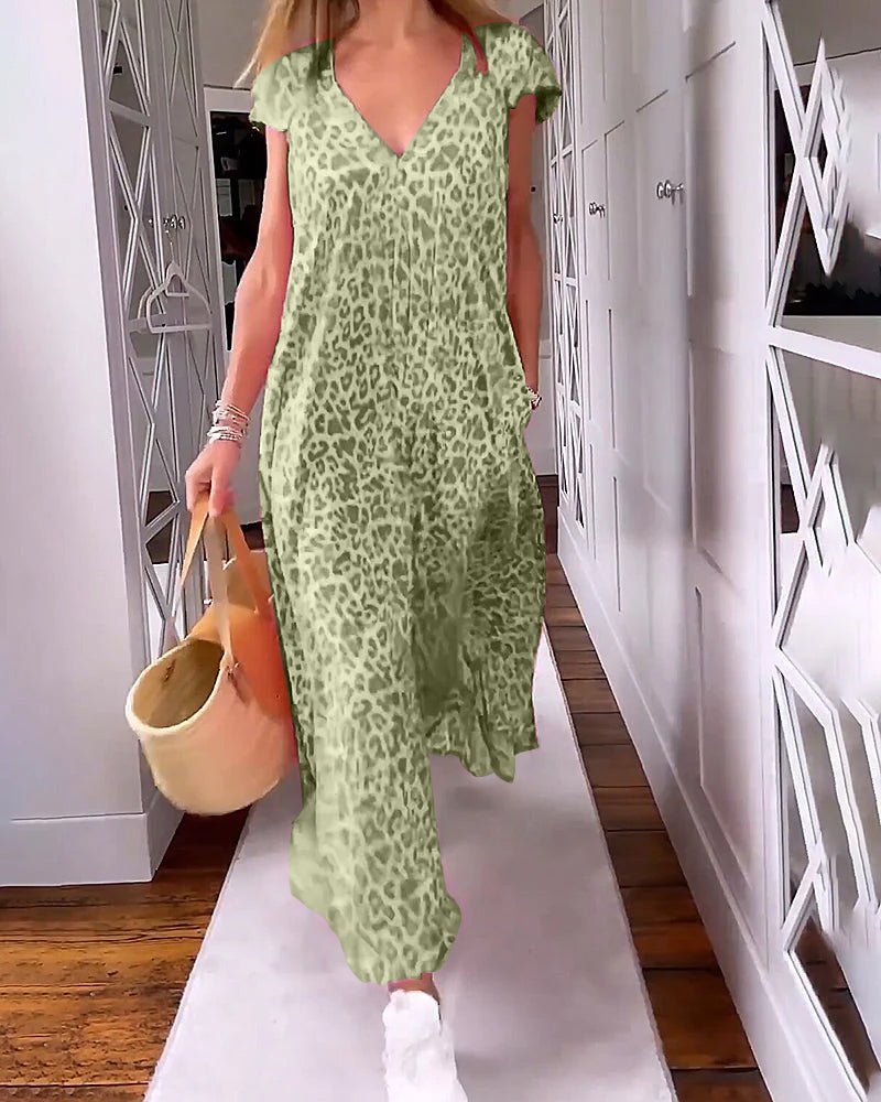 Evelisse | V-Neck Maxi Dress