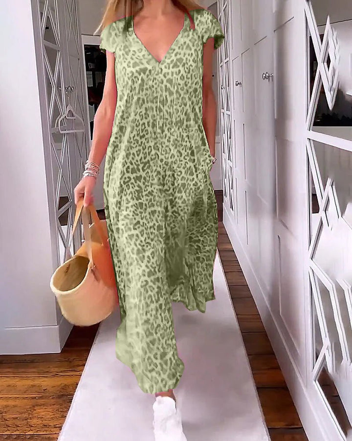 Evelisse | V-Neck Maxi Dress