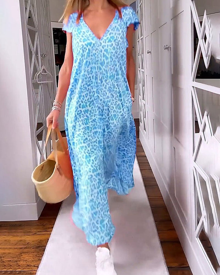 Evelisse | V-Neck Maxi Dress