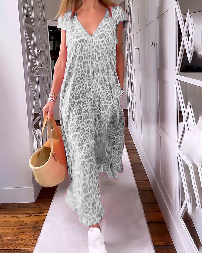 Evelisse | V-Neck Maxi Dress