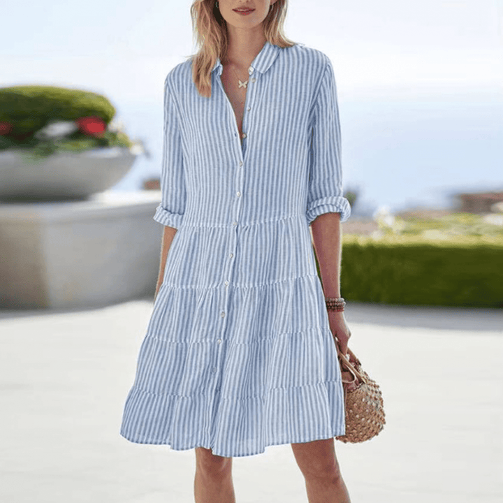 Helena | Breezy Striped Dress