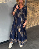 Basilia | V-Neck Elegance Dress